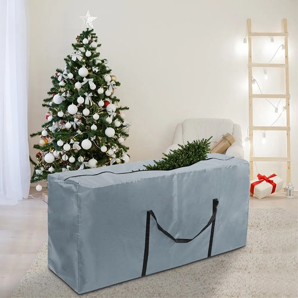 (173x68x50cm) Christmas Tree Storage Bag Organizer Bag with Handle - Grey