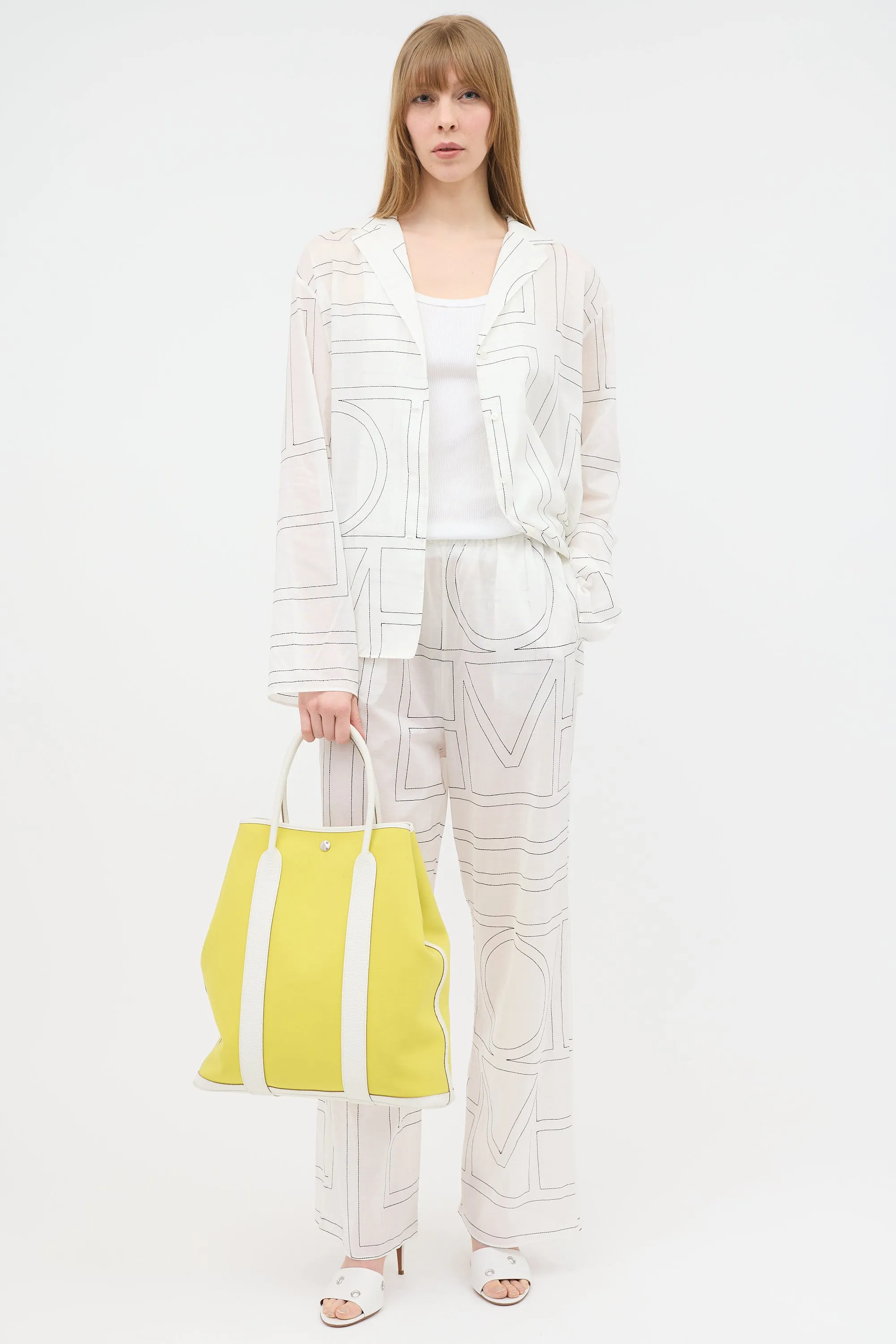2022 Lime Blanc Garden File 37 Bag