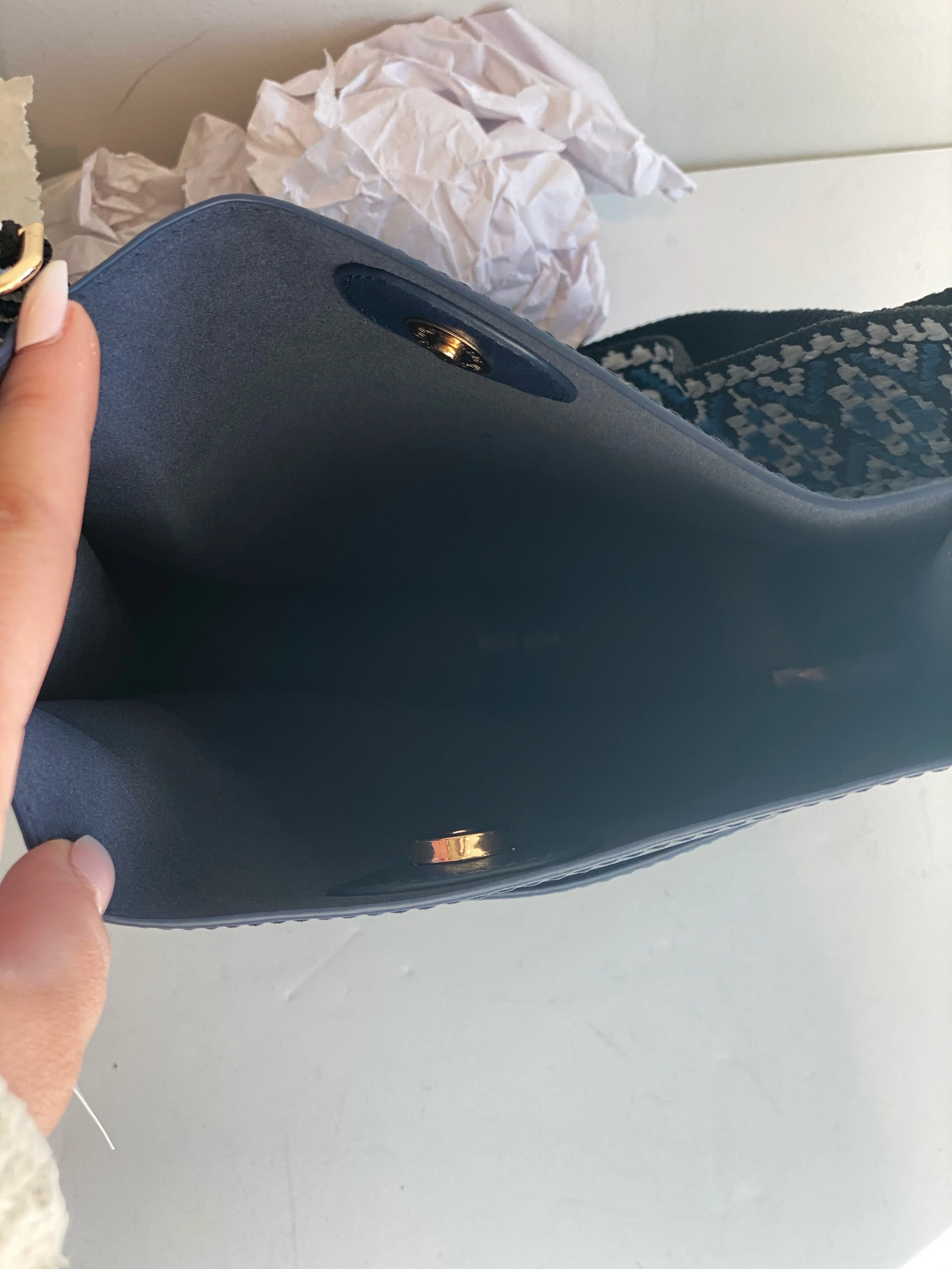 Ahdorned Mini Messenger Bag