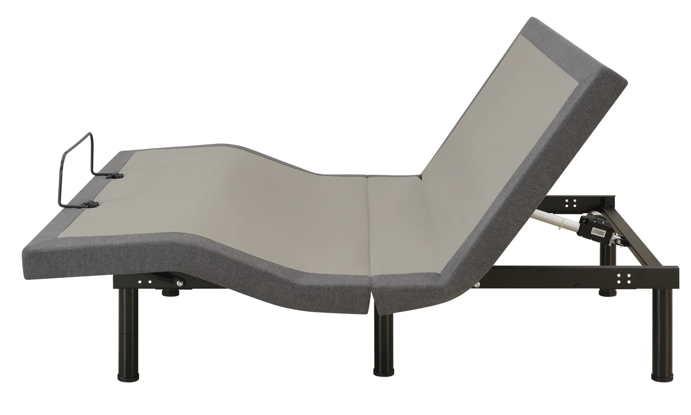 Clara Eastern King Adjustable Bed Base Grey And Black
