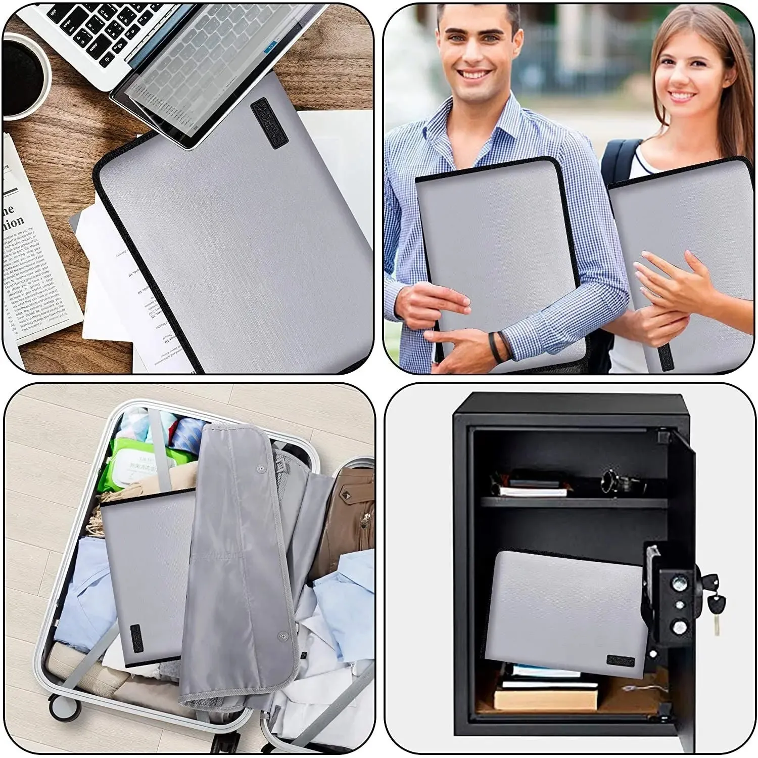 Colorful pocket file organizer