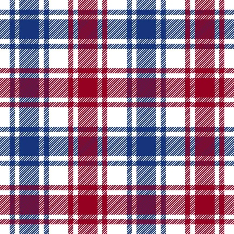 Custom Mural Wallpaper British Style Checkered Pattern (㎡)