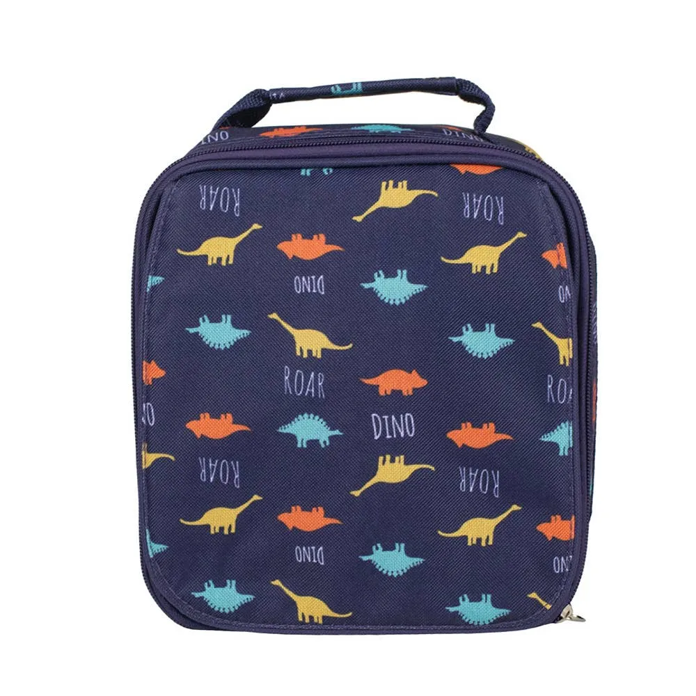 Dino Pattern Backpack & Lunchbag Set