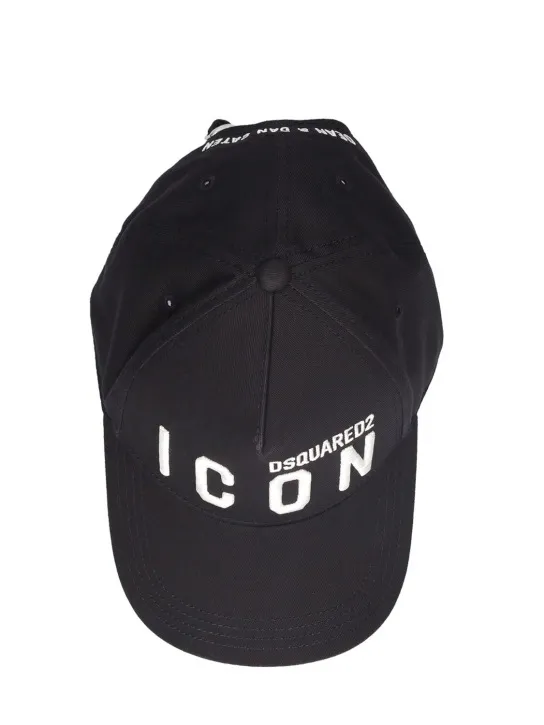 Dsquared2   Cotton logo baseball cap 