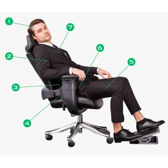 Eureka Ergonomic ERK-SC-002/SC-001 Swing High-Back Executive Swivel Office Computer Chair with Armrest