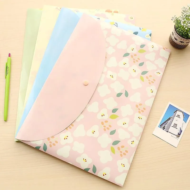 File Folders Creative Cute A4 File Folder Bag Document Paper Organizer Case