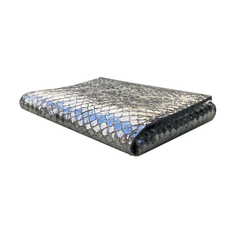 Folding Wallet - Silver Snake
