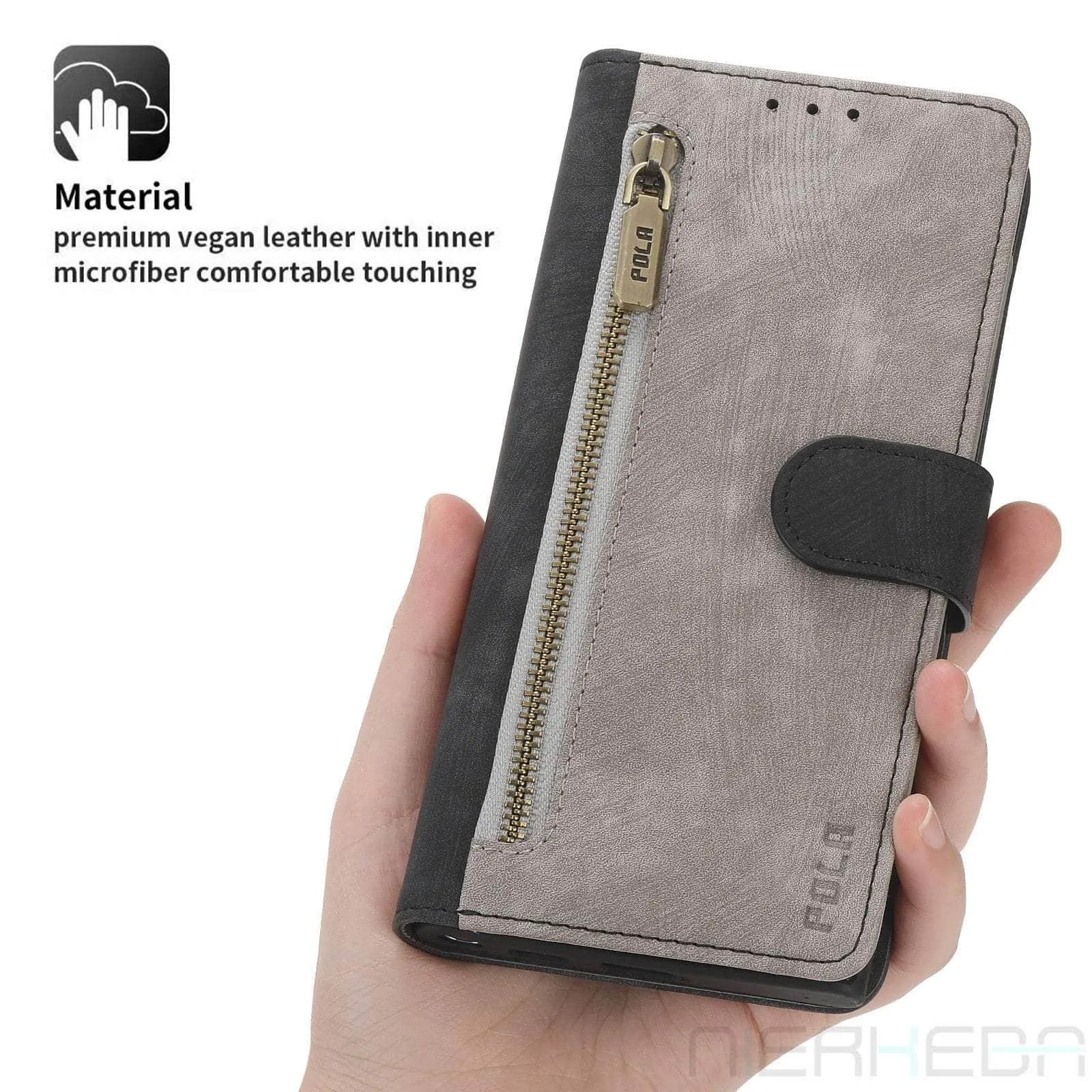Galaxy A54 Anti-Theft Brush Leather Case