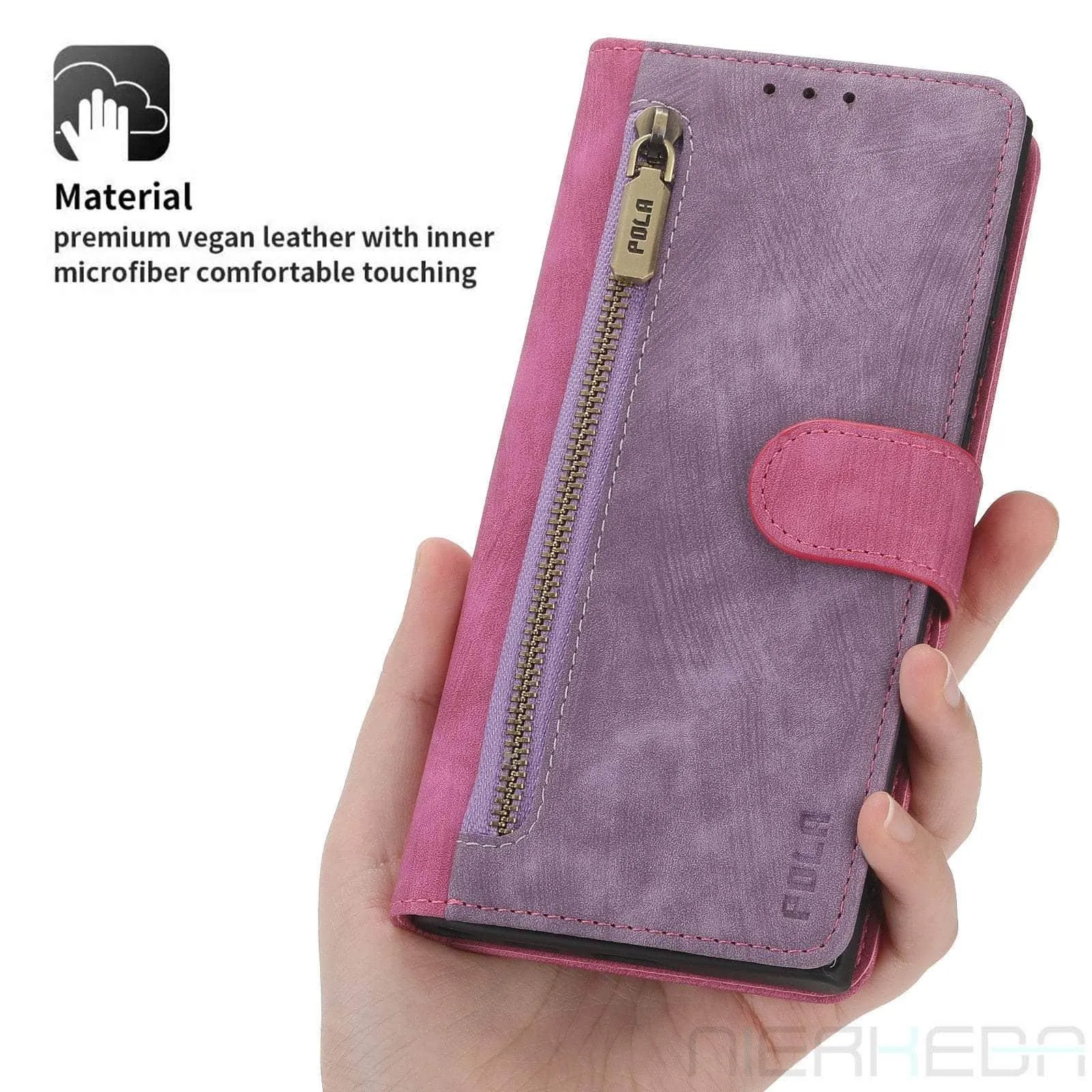 Galaxy A54 Anti-Theft Brush Leather Case