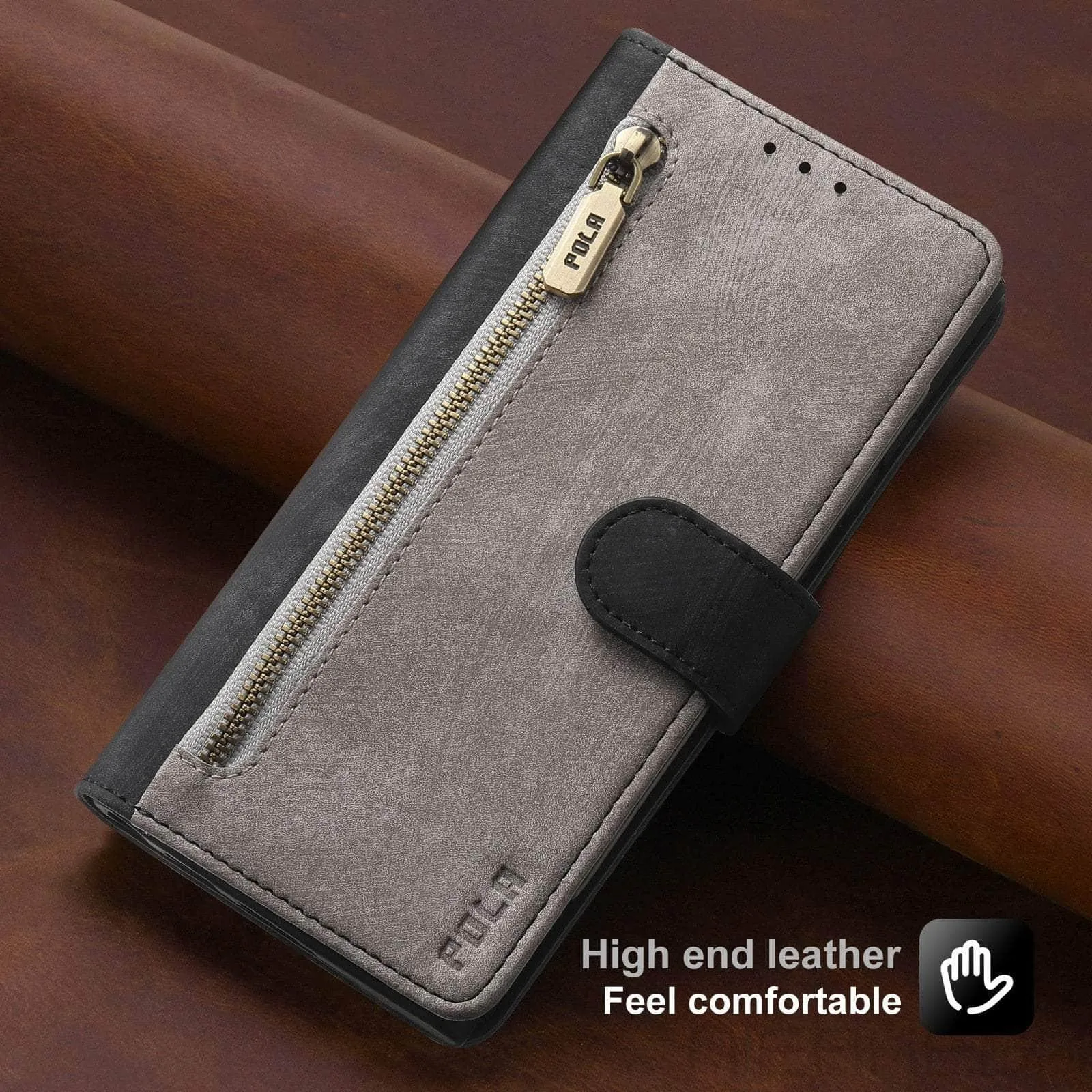 Galaxy A54 Anti-Theft Brush Leather Case