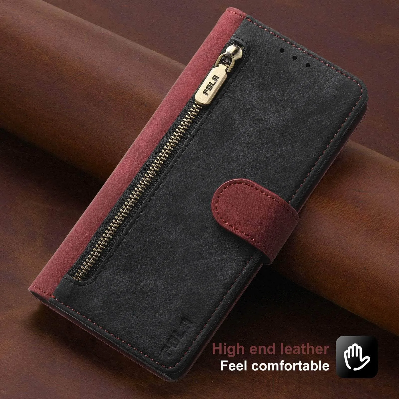 Galaxy A54 Anti-Theft Brush Leather Case