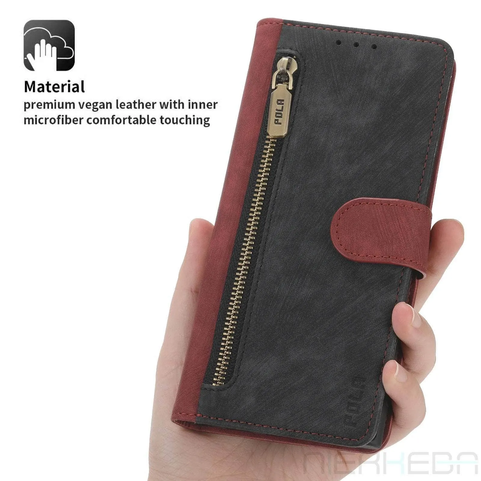 Galaxy A54 Anti-Theft Brush Leather Case