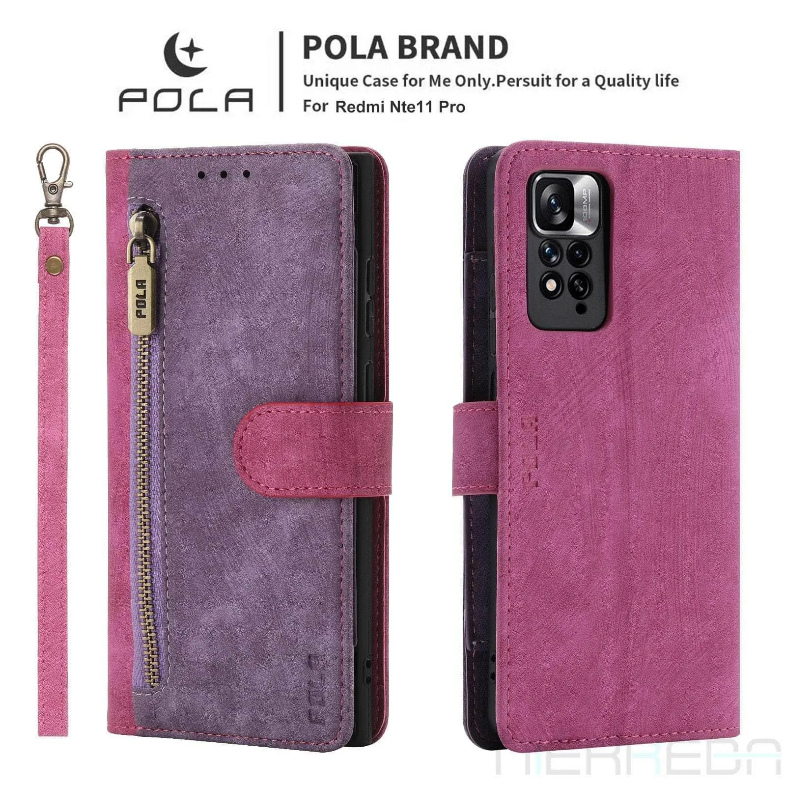 Galaxy A54 Anti-Theft Brush Leather Case