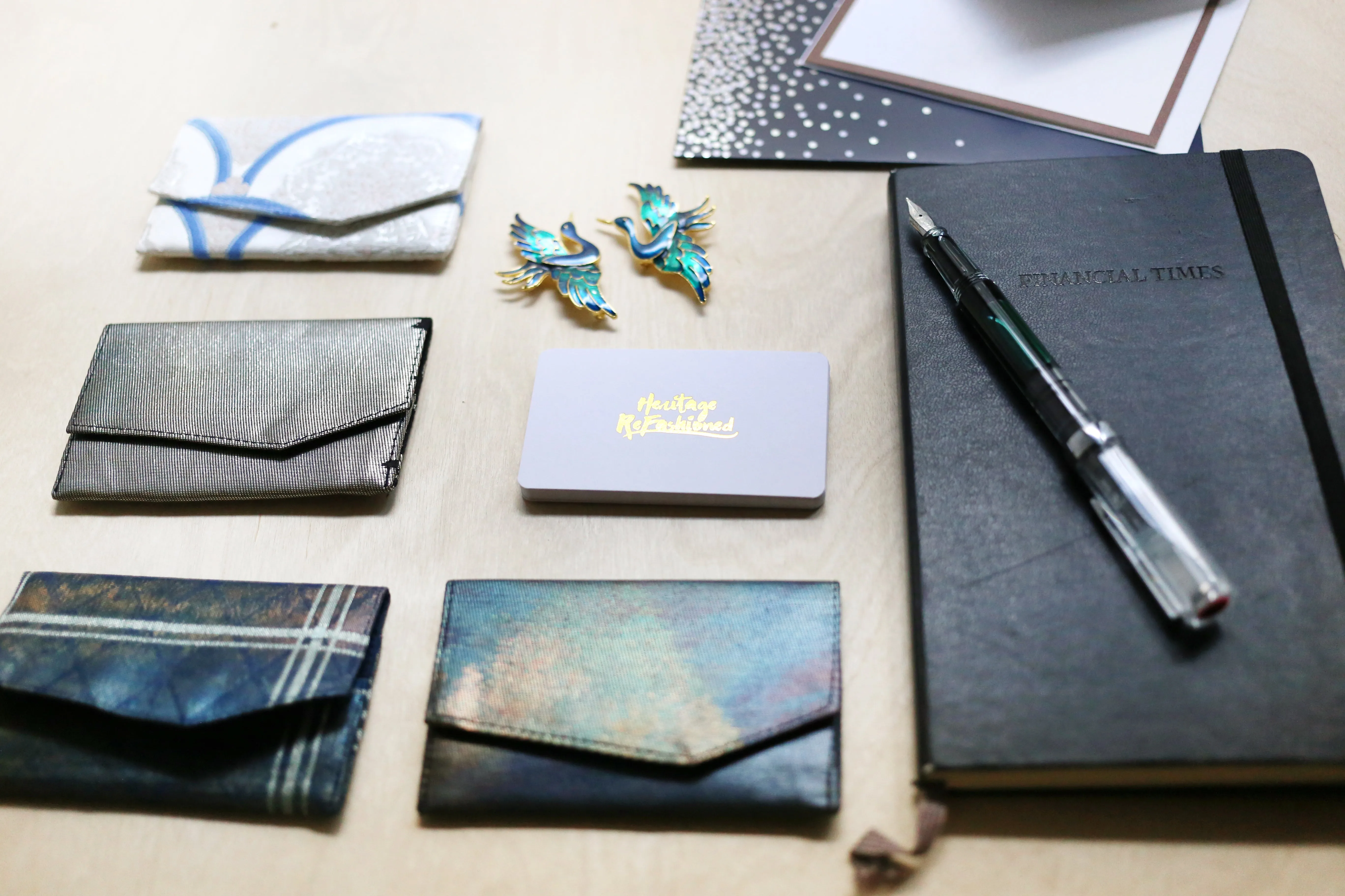 Japanese Kimono Business Card Holder [Surprise Me!] | Upcycled from vintage textiles