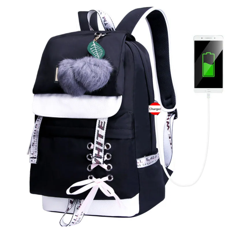 Kids Backpack Multi Compartment Bookbag Portable Computer Bag