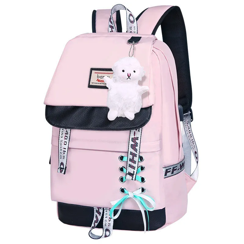 Kids Backpack Multi Compartment Bookbag Portable Computer Bag