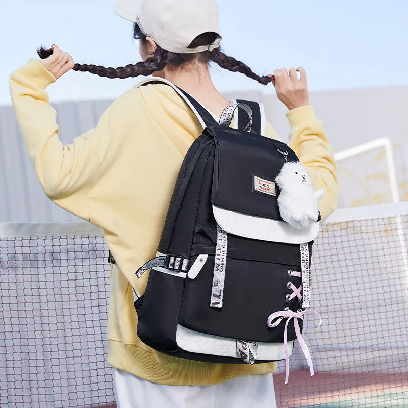 Kids Backpack Multi Compartment Bookbag Portable Computer Bag