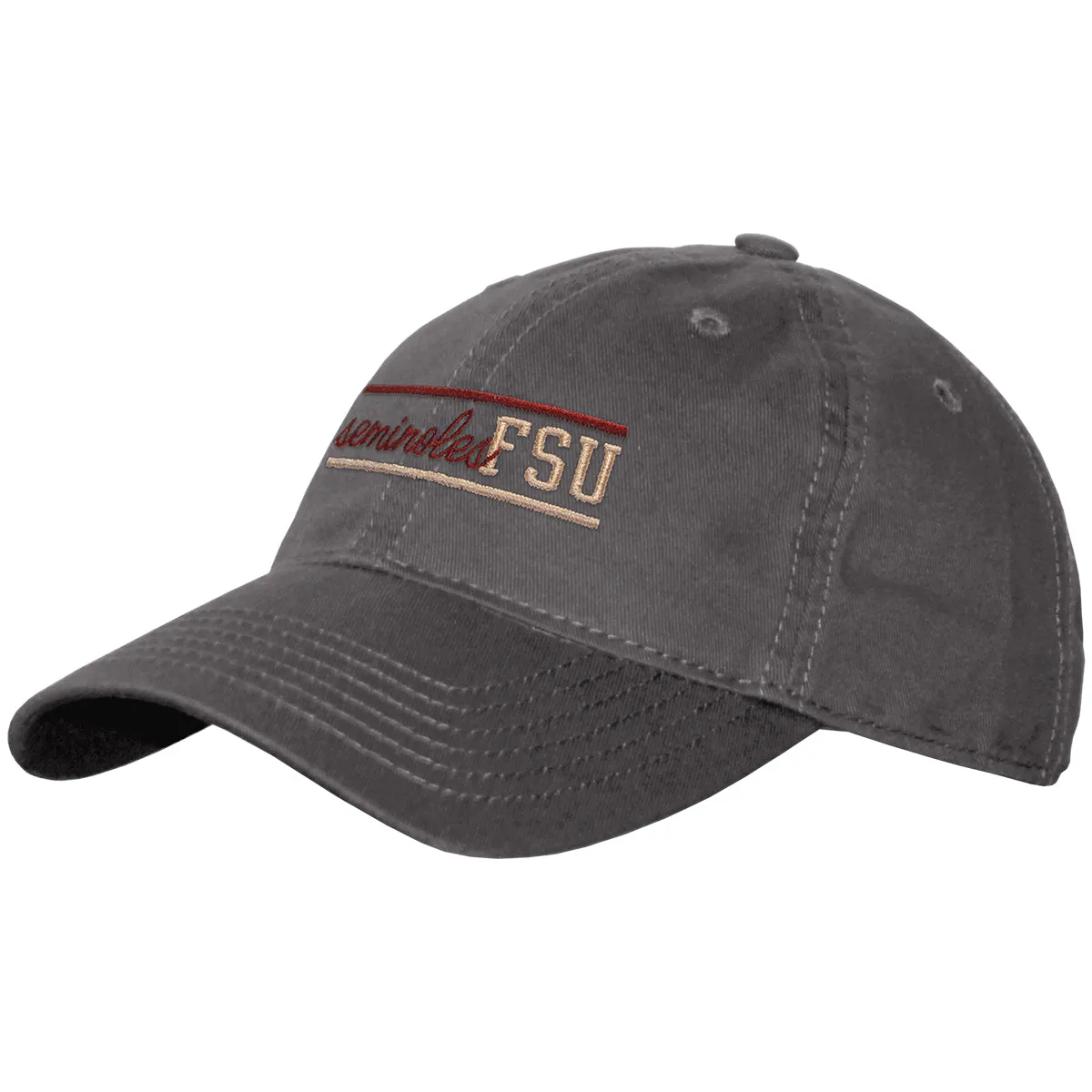 Legacy Women's Seminoles/FSU Adjustable Twill Cap - Dark Grey