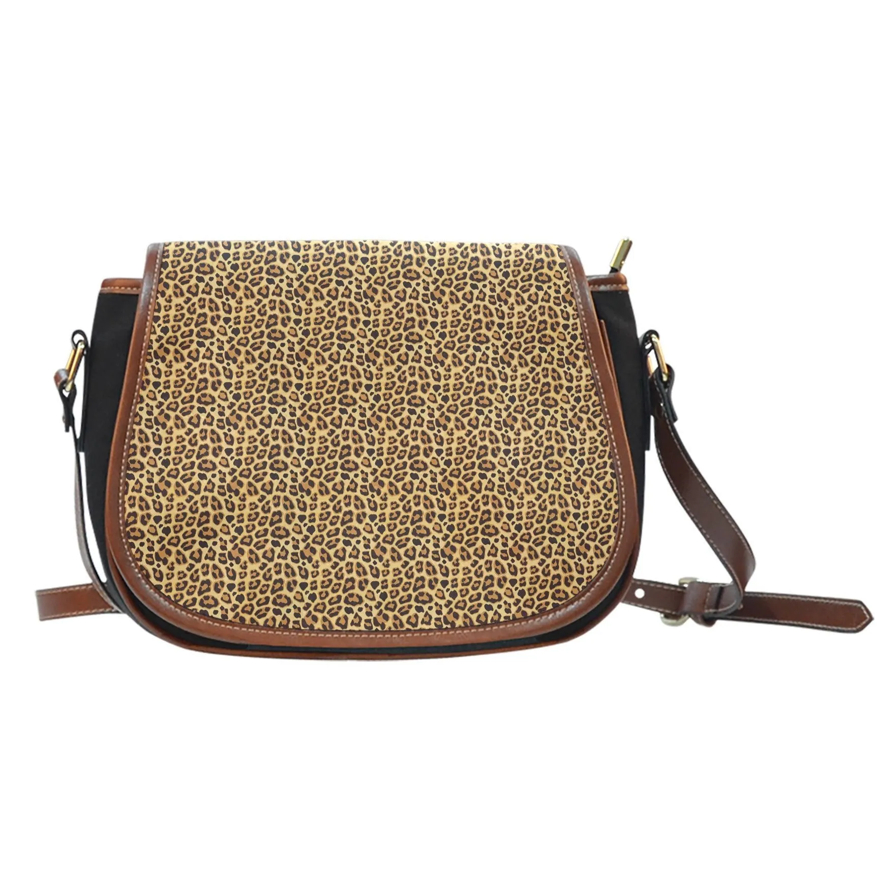 LEOPARD SADDLE BAG