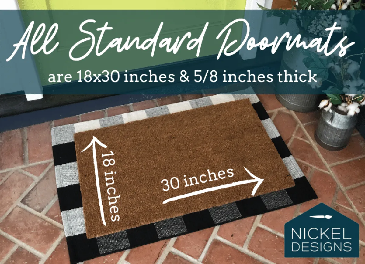 Modern Arrow Doormat