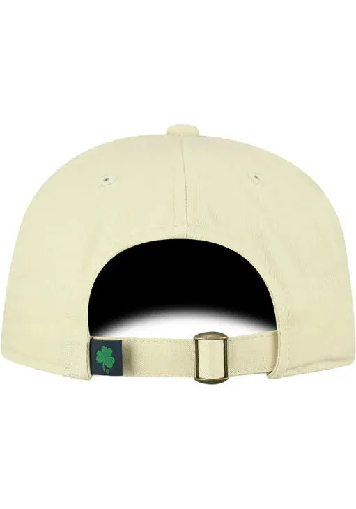 Notre Dame Fighting Irish Navy Staple Adjustable Top of the World Hat - Tan