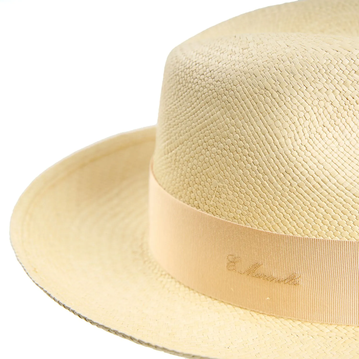 PANAMA AMEDEO MODEL WITH PINK SILK DETAILS