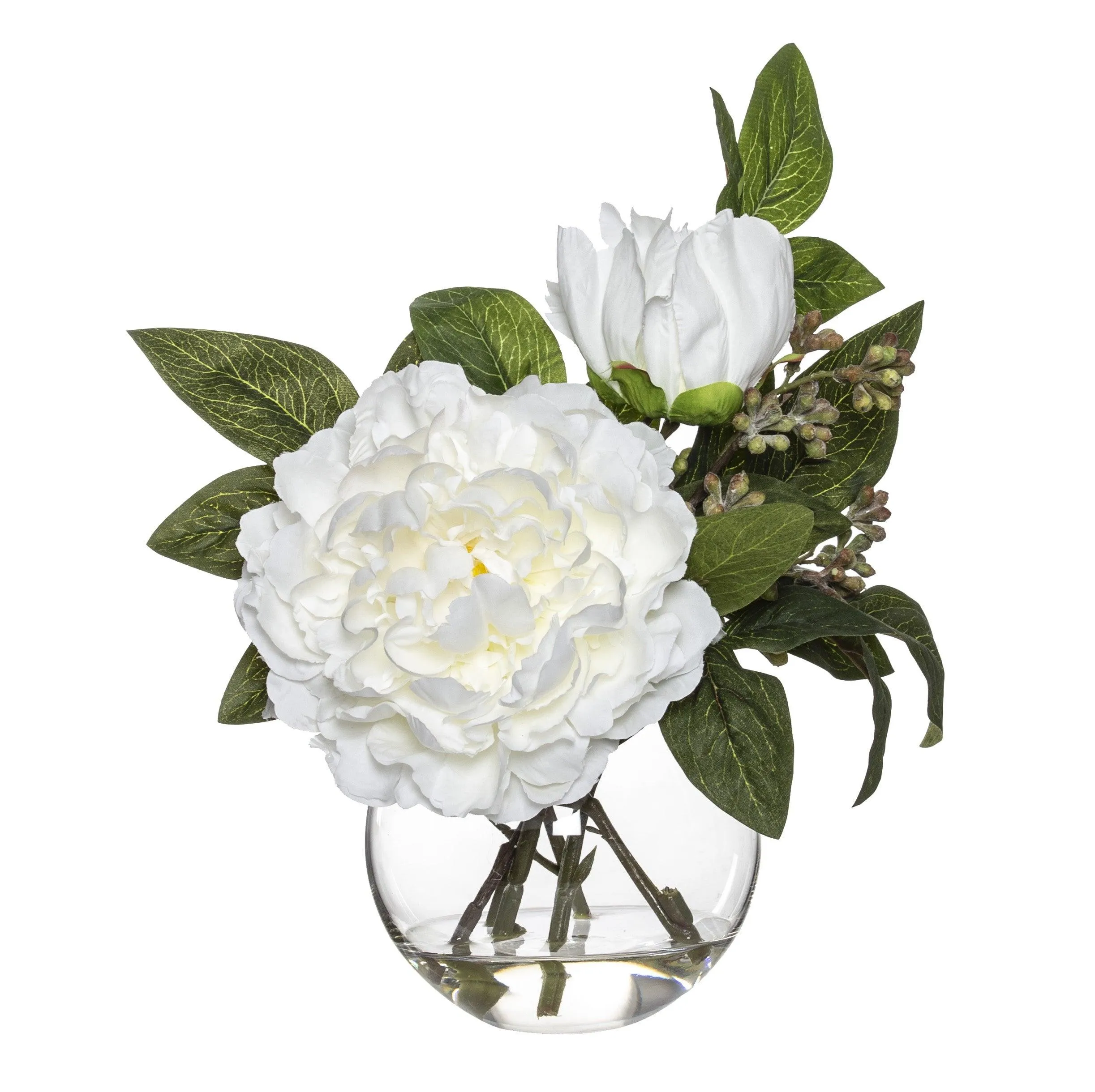Peony Mix Sphere Vase - 28cm
