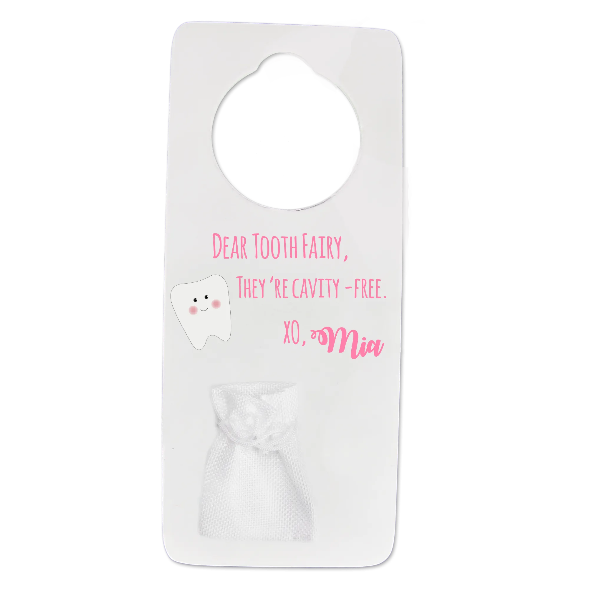 Personalized Tooth Fairy Door Messenger