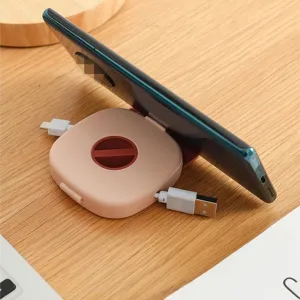 Portable Travel Organizer Case - for Data Cables, Chargers, Pen Drives, and Memory Cards