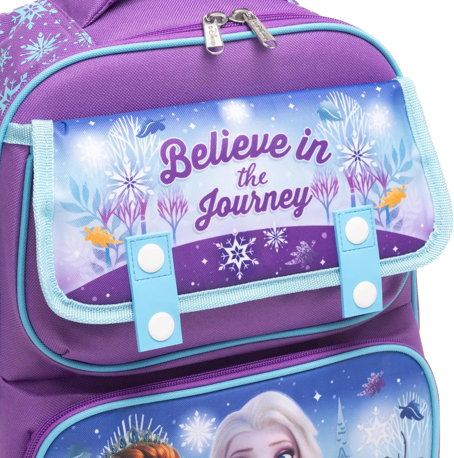 Ruz - Frozen (Elsa & Anna) Large School backpack with Padded Back and Adjustable Straps