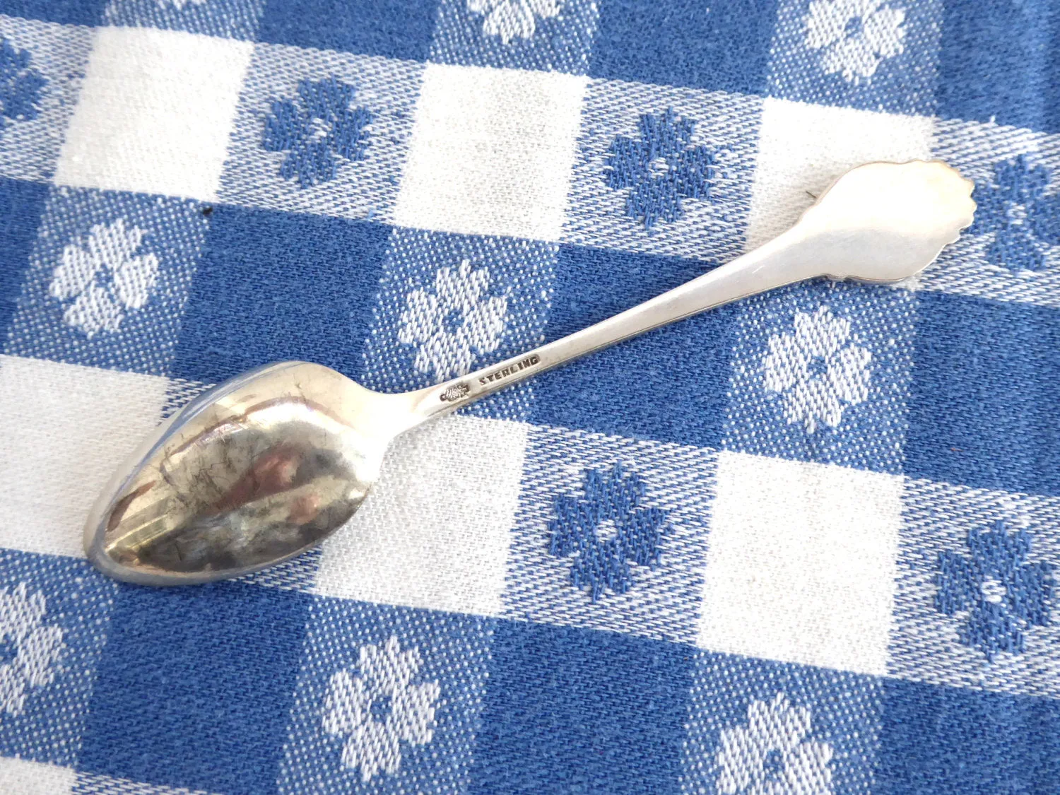 Sterling Silver Spoon 1920s Hoquiam Washington Matthews NY Souvenir George Washington