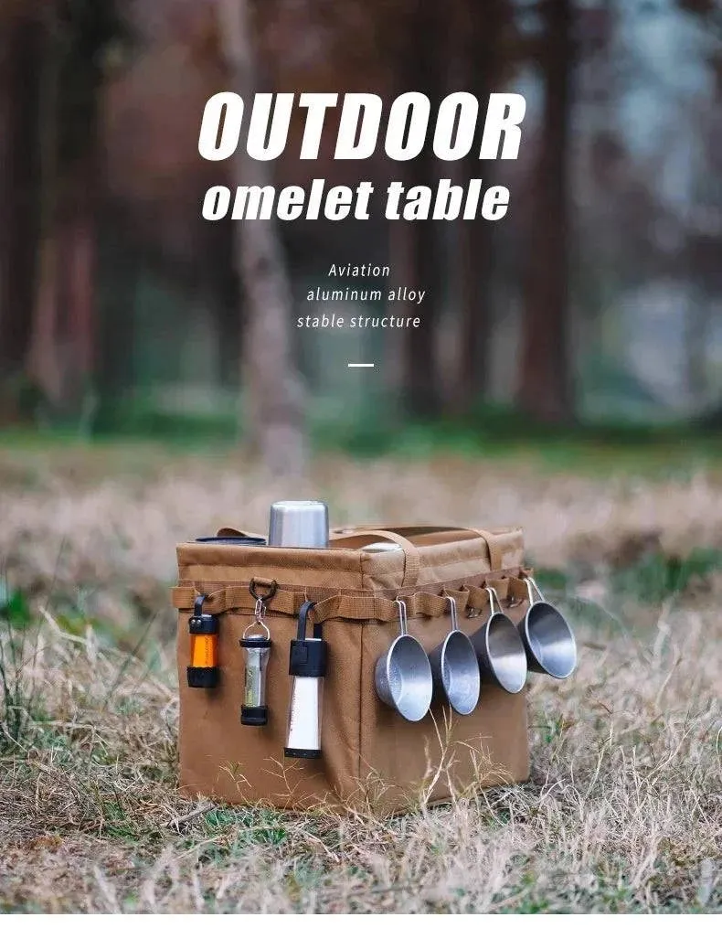 SUNDICK Outdoor folding storage open box for mountain travelers camping storage tool bag handbag home shopping bag firewood bag