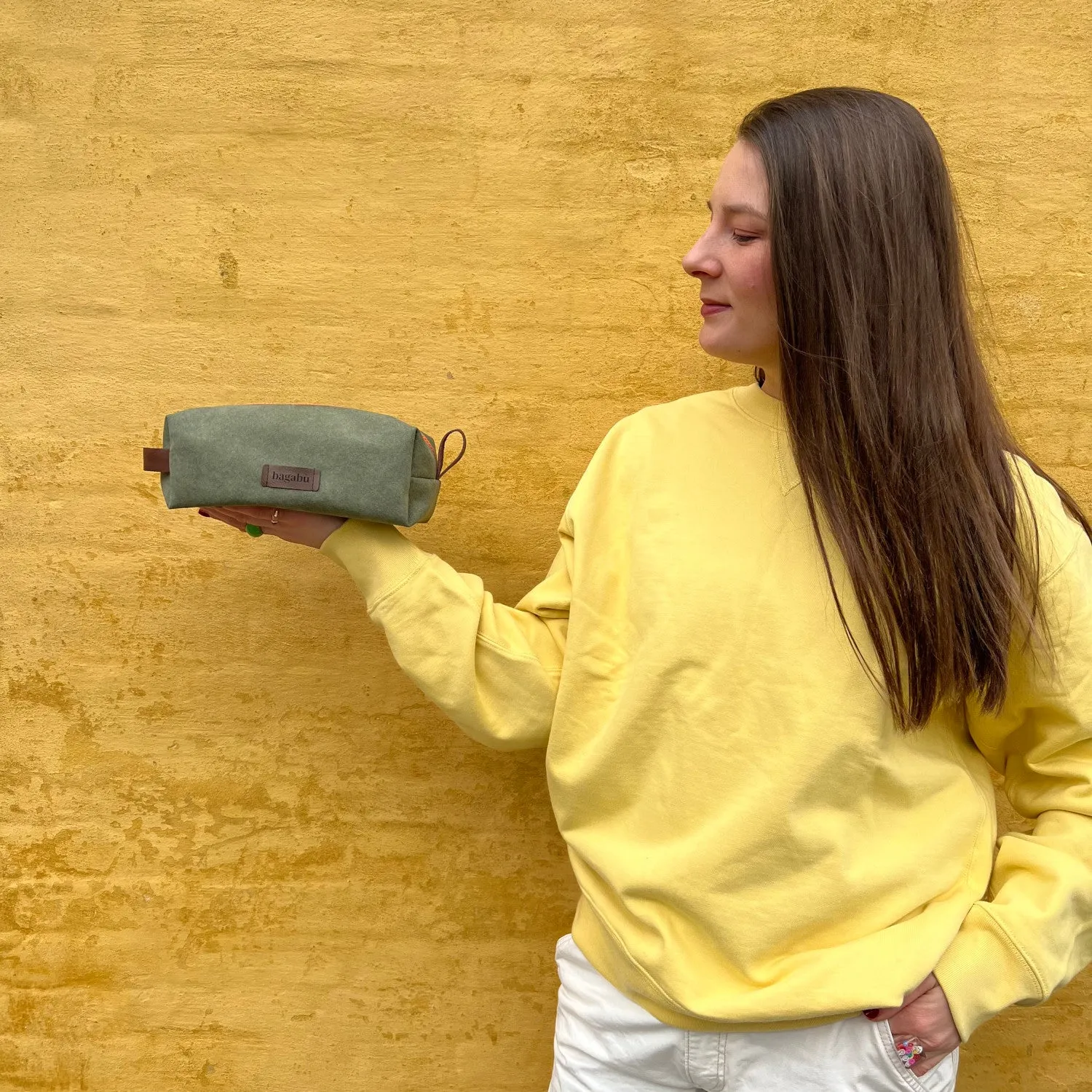 Toiletry Moss Green Bag