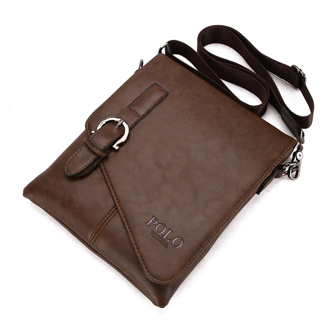 Vicuna Polo Vintage Leather Bag - Dunkel Braun