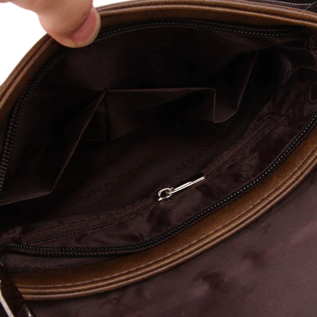 Vicuna Polo Vintage Leather Bag - Dunkel Braun