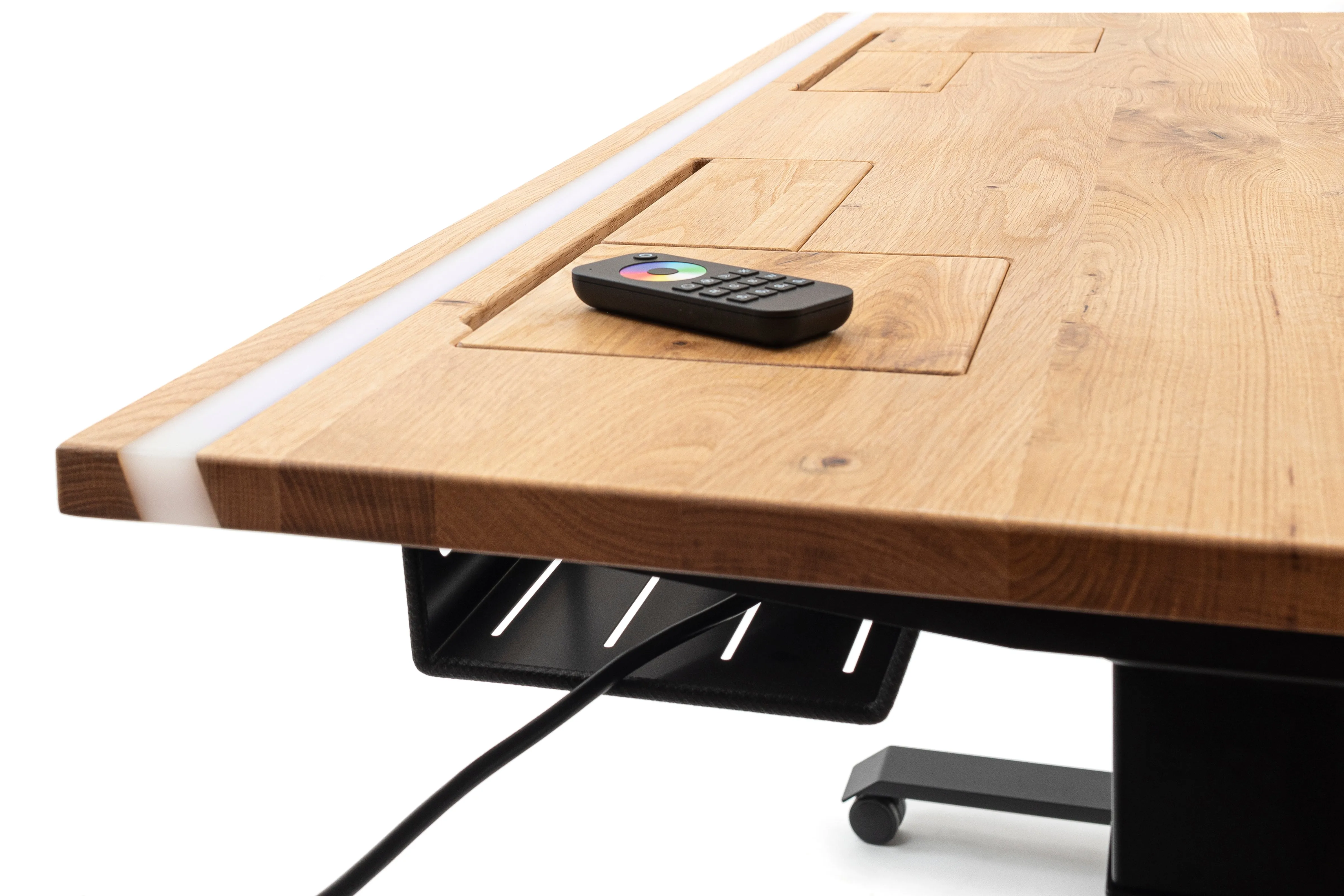 Walnut standing desk