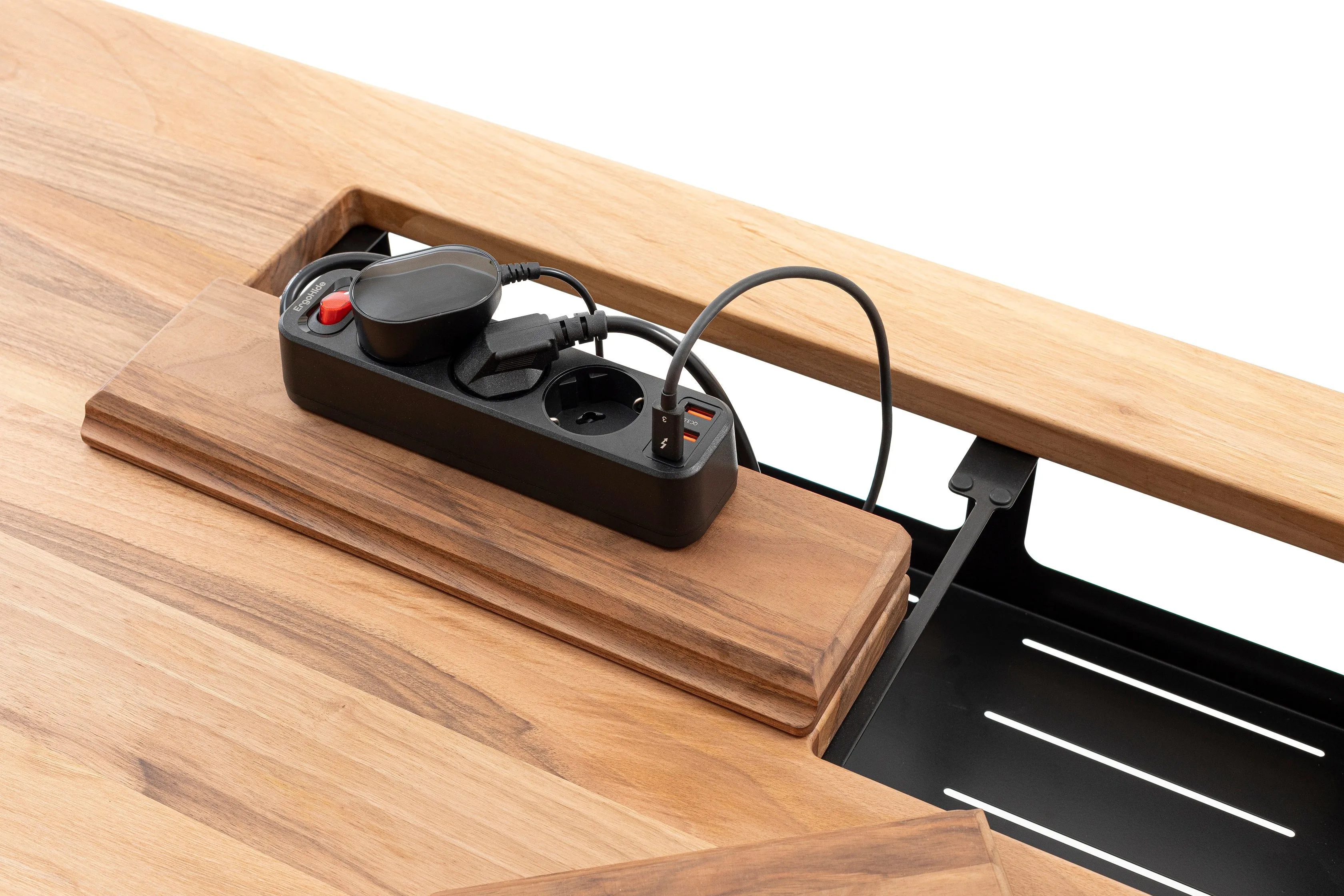 Walnut standing desk