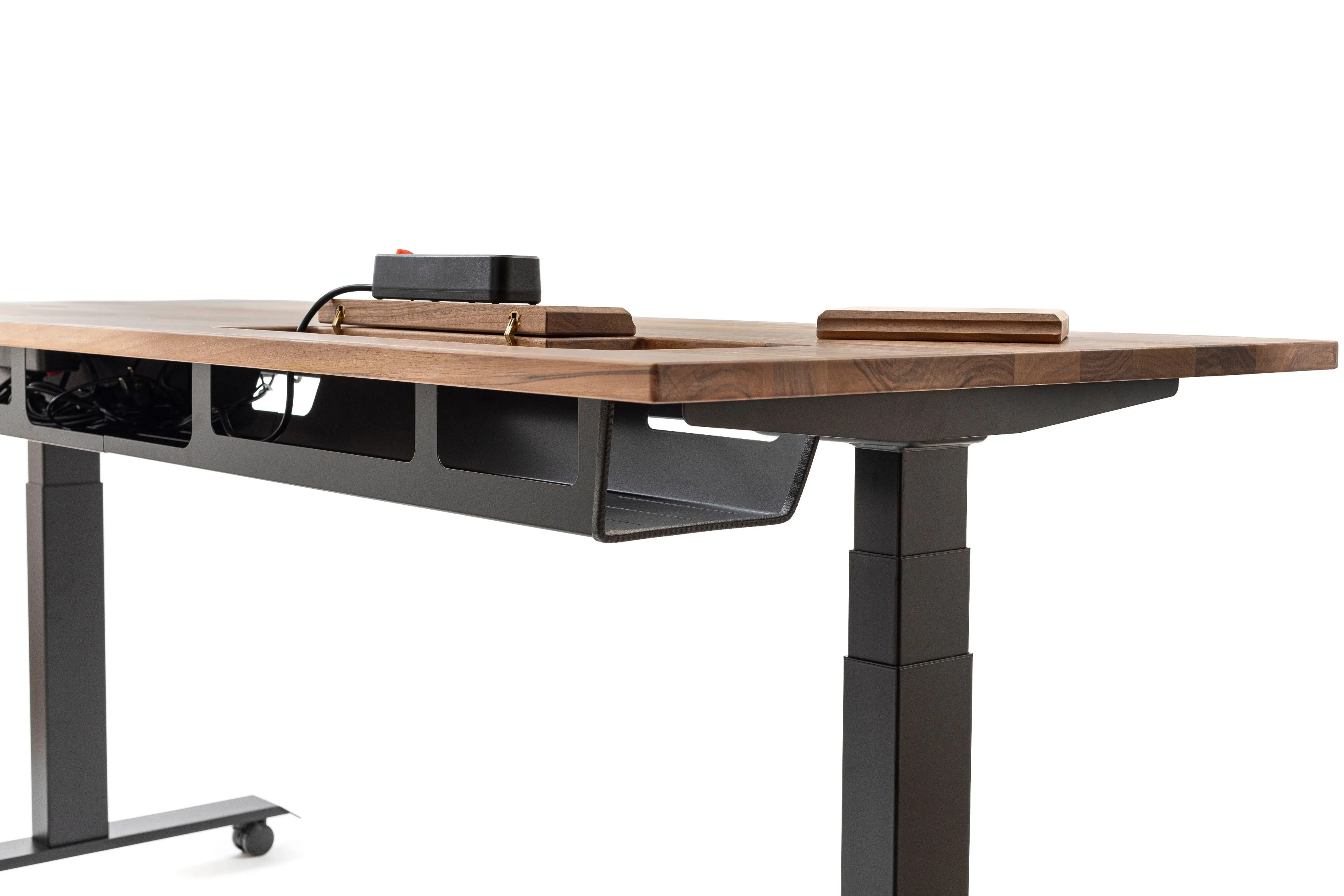Walnut standing desk